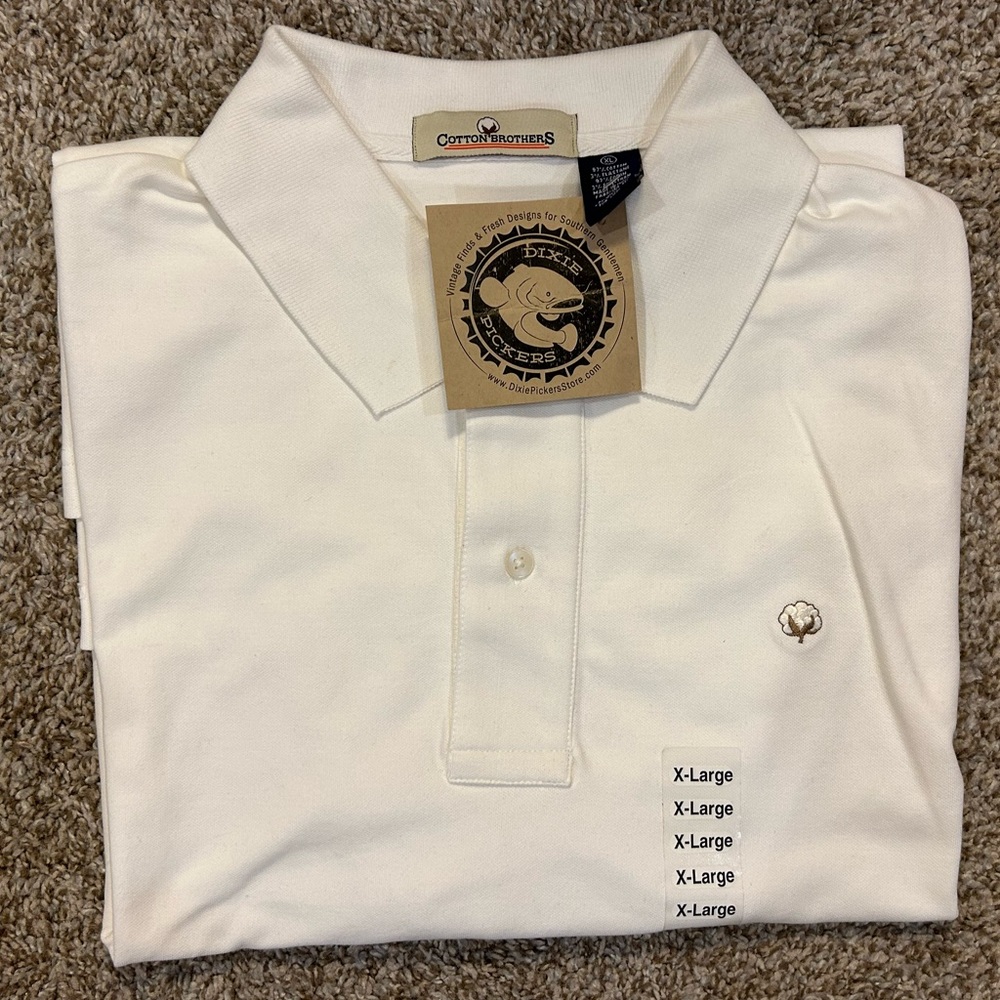 Cotton Brothers polo shirt XL size NWT